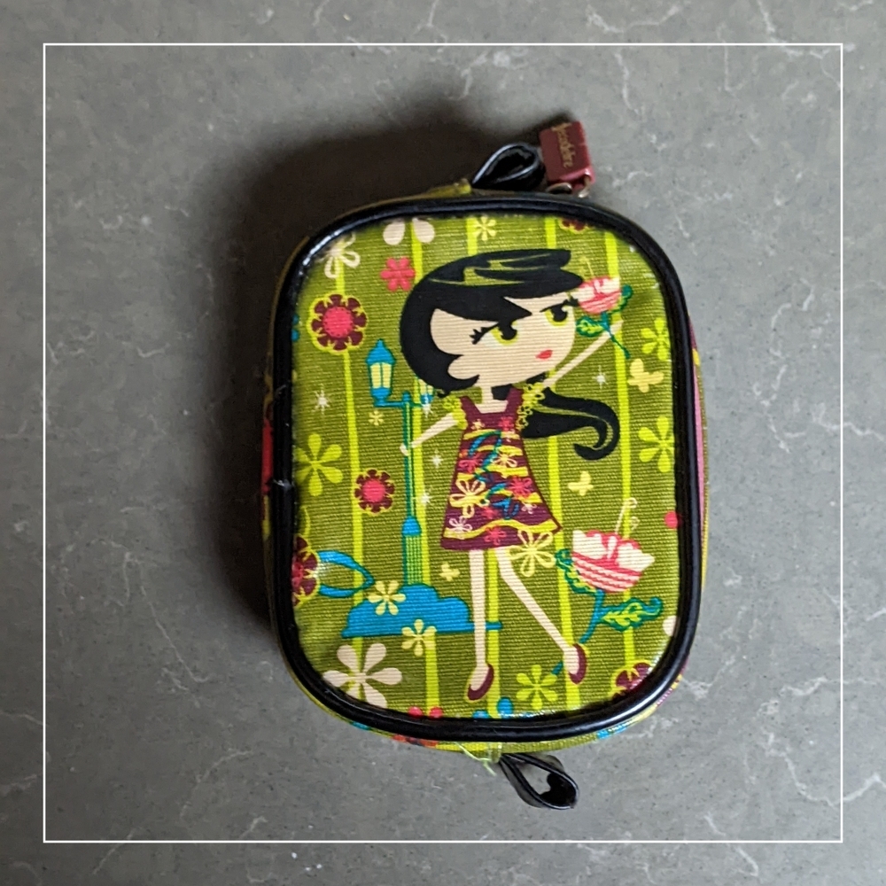 Colorful Vintage French Coin Purse